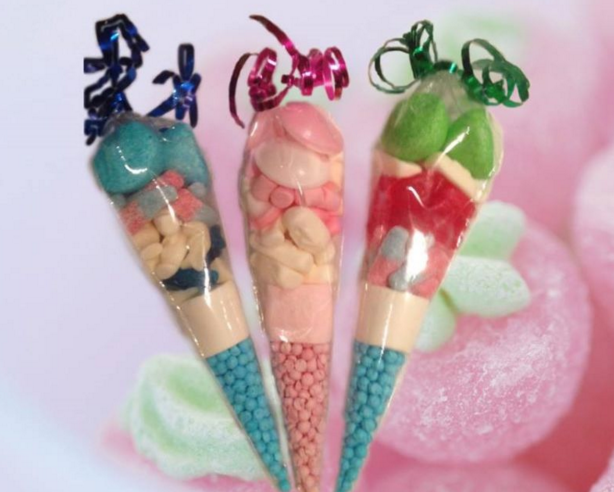 Sweet Cones And Candy Floss